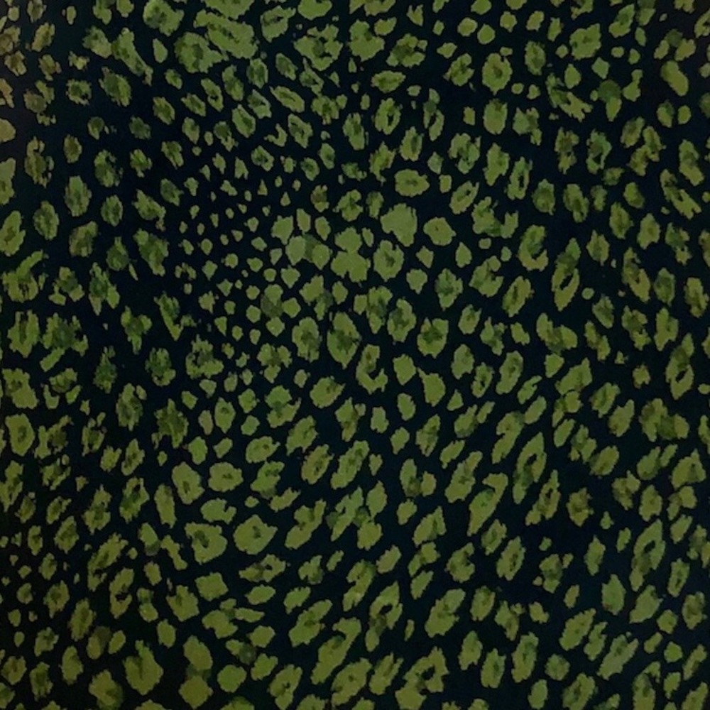 Green and black animal print tank top, Medium - Picture 2 of 3